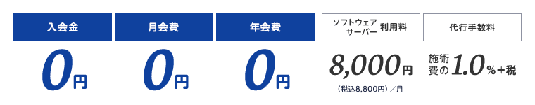 請求ソフト0円 年会費0円 月会費0円